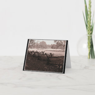 Gettysburg - Battlefield Note Card #1 Kort