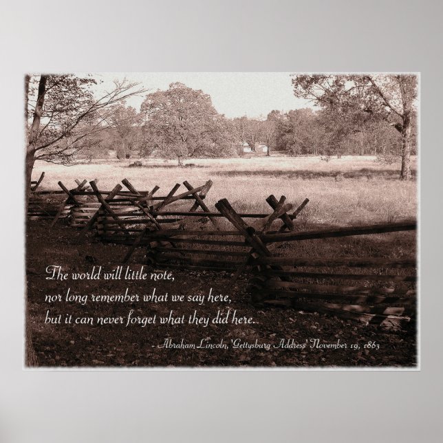 Gettysburg - Battlefield Poster #2 (Framsidan)