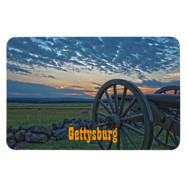 Gettysburg Cannon II Premium Magnet (Horisontell)