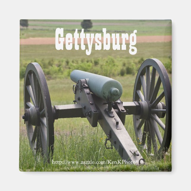Gettysburg Cannon Magnet (Framsidan)