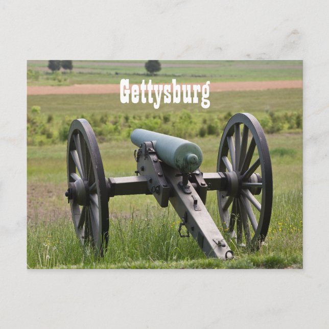 Gettysburg Cannon-vykort Vykort (Framsida)