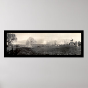 Gettysburg Cemétefoto 1909 Poster