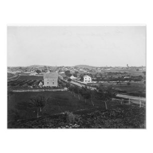 Gettysburg Civil Krig Era Photo 1863 Fototryck