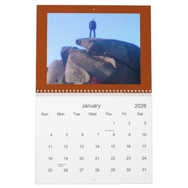Gettysburg - djävulen håla - kalender (Jan 2026)