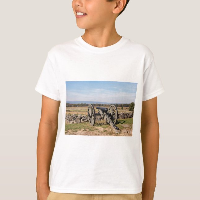 Gettysburg: En beskåda av Picketts laddning Tee Shirt (Framsida)