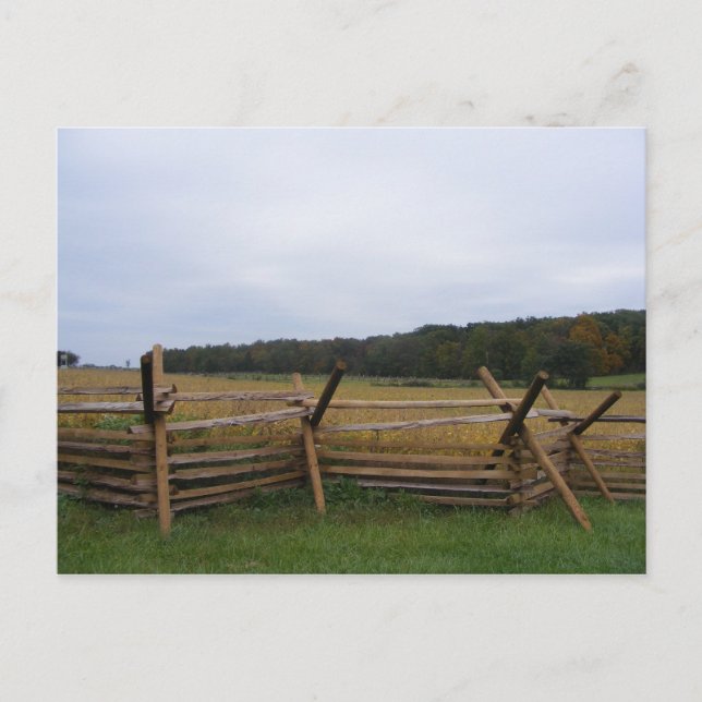 gettysburg i fallets slagfält vykort (Framsida)
