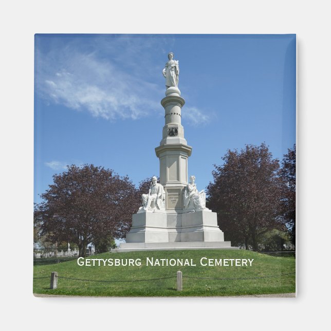 Gettysburg National Cemetery Magnet (Framsidan)