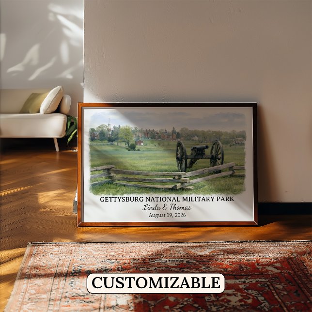 Gettysburg National Military Park Pennsylvania Poster (Skapare uppladdad)