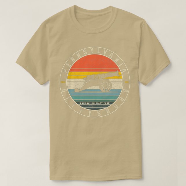 Gettysburg National Park Pennsylvania Since 1863 M T Shirt (Design framsida)