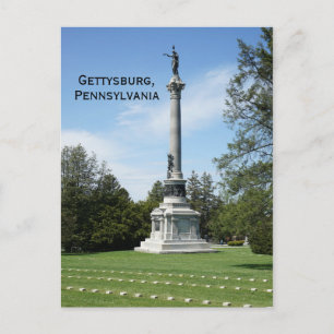 Gettysburg Nationalkyrkogård Vykort