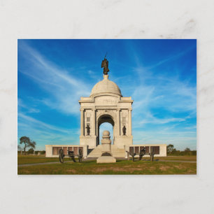 Gettysburg nationalpark - Pennsylvania Memorial Vykort