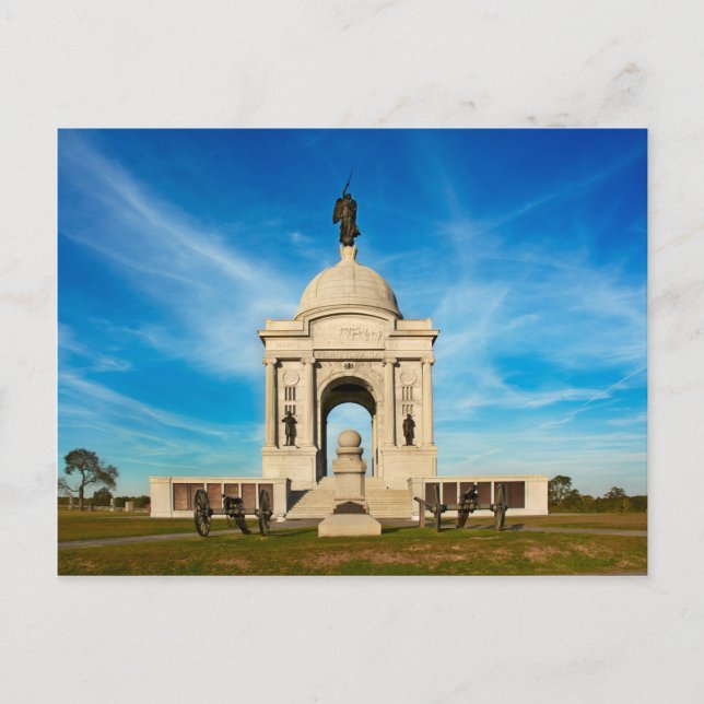 Gettysburg nationalpark - Pennsylvania Memorial Vykort (Framsida)