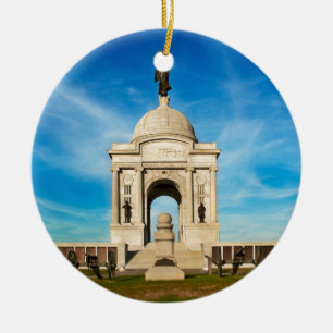 Gettysburg nationalpark - Pennsylvania minnesmärk Julgransprydnad Keramik