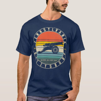 Gettysburg nationalpark Pennsylvania sedan 1863 m T Shirt