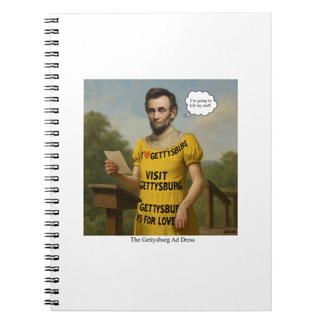 Gettysburg och Dress Anteckningsbok (Framsidan)