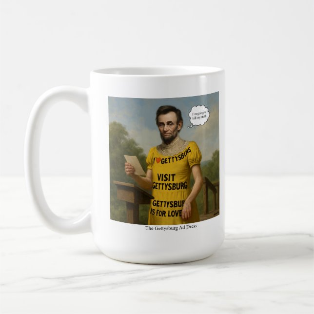 Gettysburg och Dress Kaffemugg (Vänster)