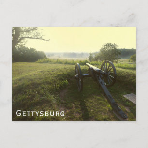 Gettysburg Pennsylvania Civil Krig Battlefield Vykort