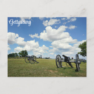 Gettysburg Pennsylvania Civil Krig Battlefield Vykort