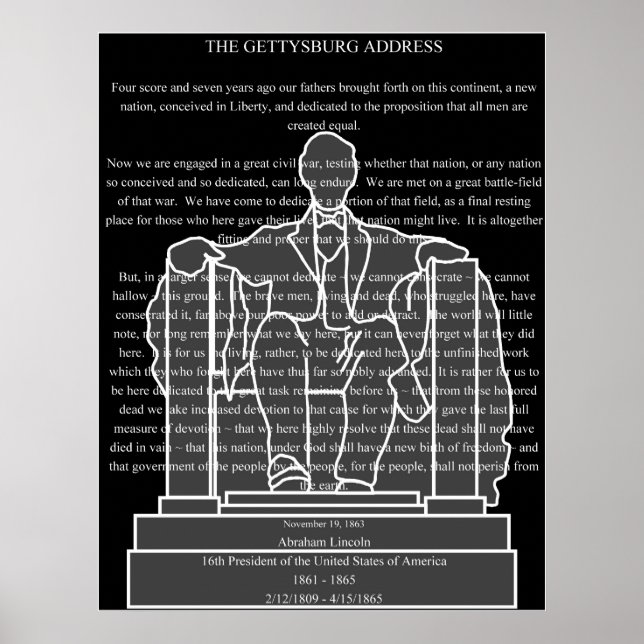 Gettysburg Poster (Framsidan)