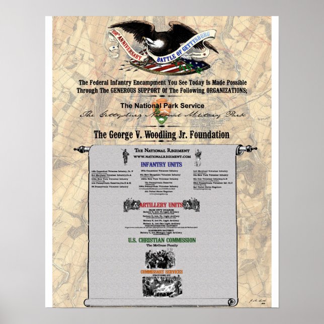 Gettysburg Sesquicentenial Poster (Framsidan)