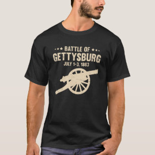 Gettysburg Shirt Civil Krig Battle T-Shirt 1