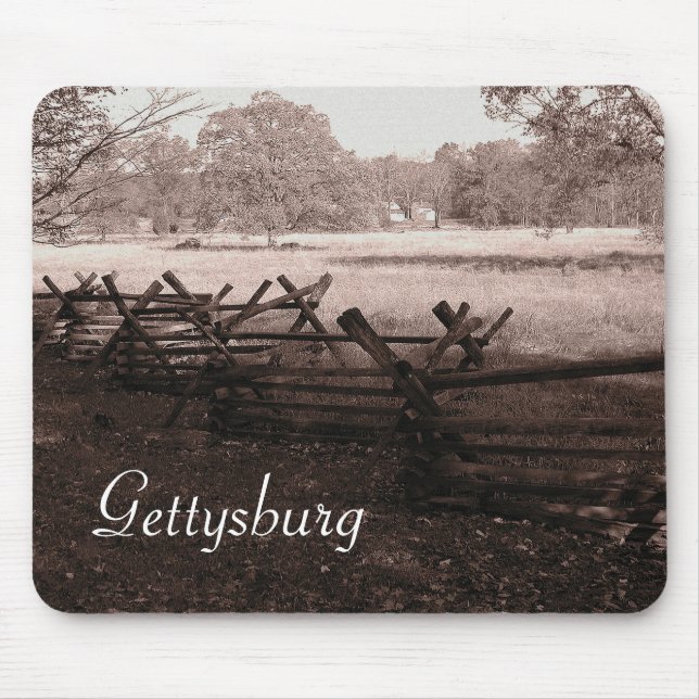 Gettysburg - slagfält Mousepad Musmatta (Framsidan)