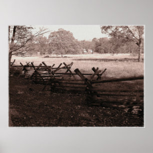 Gettysburg - slagfältaffisch #1 poster