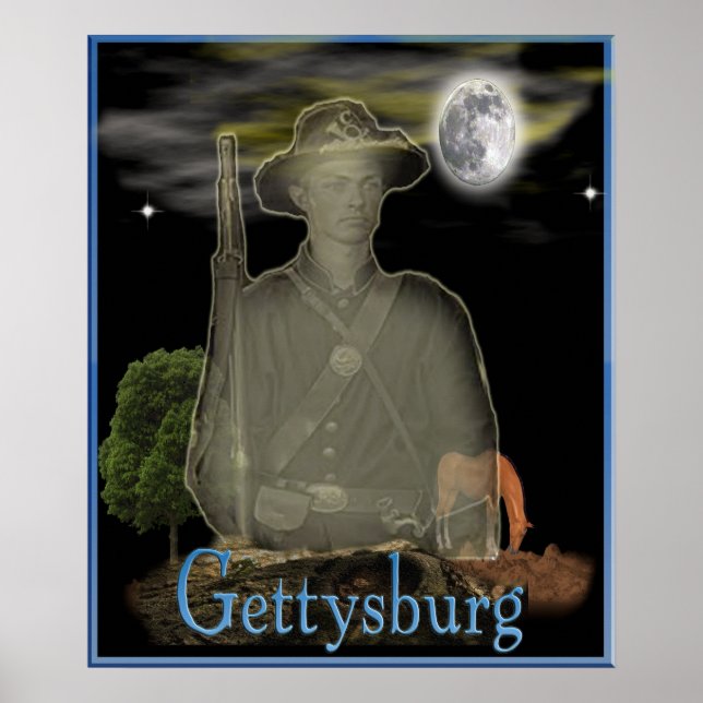 Gettysburg Spöken poster (Framsidan)