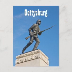 Gettysburg Statue I vykort