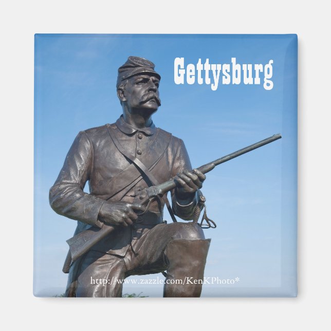 Gettysburg Statue II Magnet (Framsidan)