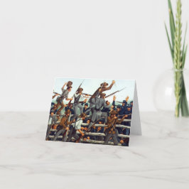 Gettysburg strid på brickyarden noterar kort 1