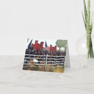 Gettysburg strid på brickyarden noterar kort 3