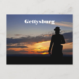 Gettysburg Sunset Postcard Vykort
