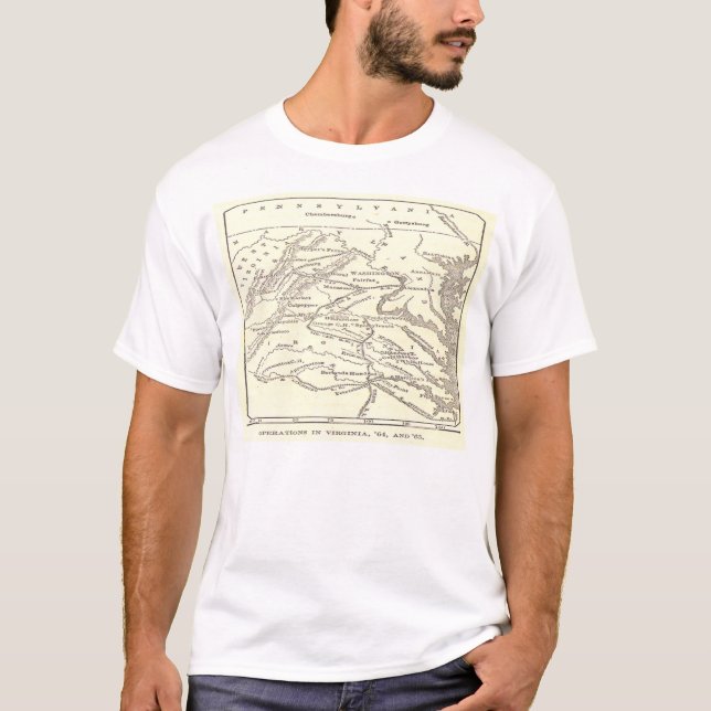 Gettysburg T-tröja Tee (Framsida)