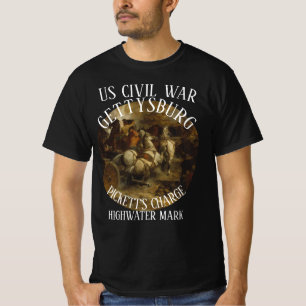 GETTYSBURG US CIVIL KRIG PICKETT:S AVGIFT T SHIRT