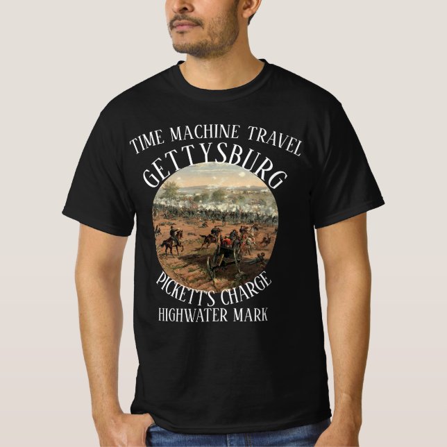 GETTYSBURG US CIVIL KRIG PICKETT:S AVGIFT T SHIRT (Framsida)