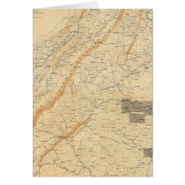 Gettysburg, Virginia Hälsningskort (Framsidan)