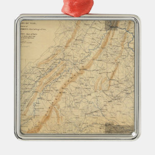 Gettysburg, Virginia Julgransprydnad Metall