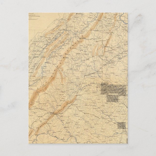 Gettysburg, Virginia Vykort (Framsida)