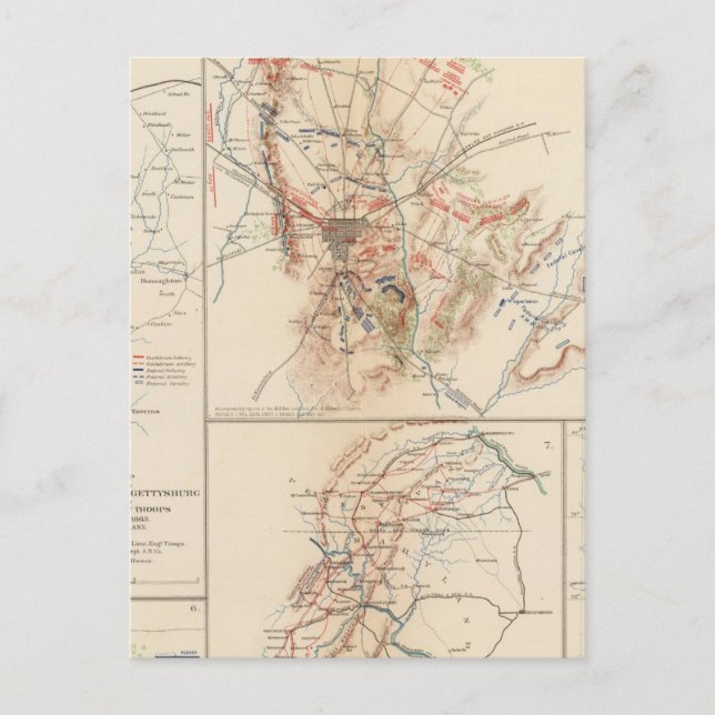 Gettysburg Vykort (Framsida)