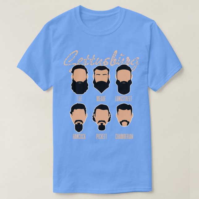 GettysburgLustigt slag av bodar T Shirt (Design framsida)
