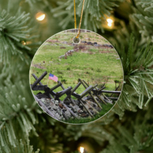 Gettysburgrundornament Julgransprydnad Keramik