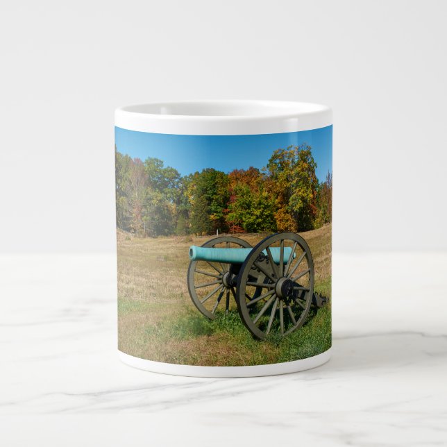 Gettysburgs nationalpark - Fall - Cannon Jumbo Mugg (Framsidan)