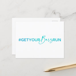 #GetYourBarsRun-vykort Vykort