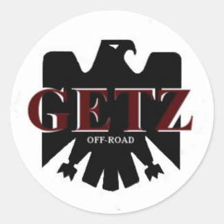 Getz Off-Road-Logotyp Runt Klistermärke
