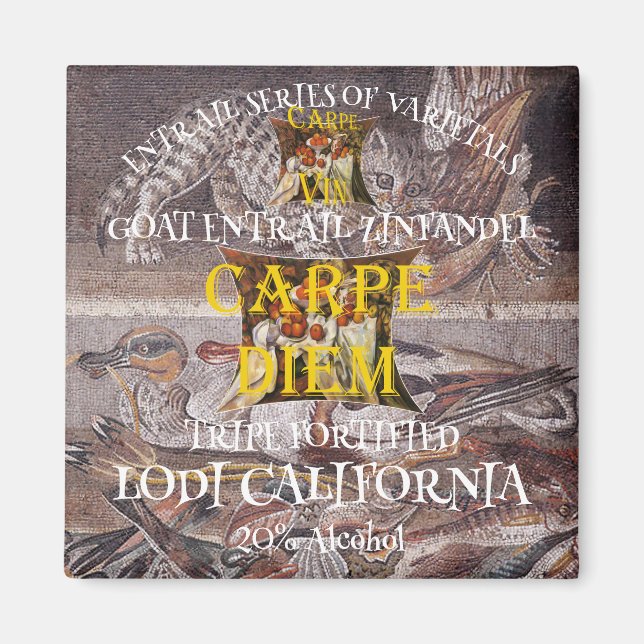 Getzintfandel från Kalifornien Tripe Magnet (Framsidan)