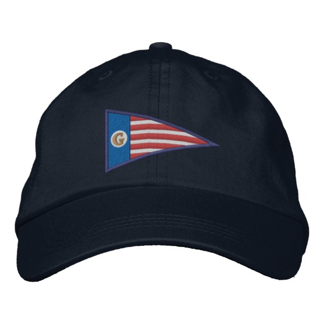 GEUEE Flag Series: Amerika Broderad Keps (Framsida)