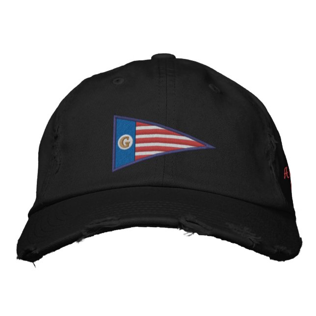 GEUEE Flag Series: Amerika Broderad Keps (Framsida)