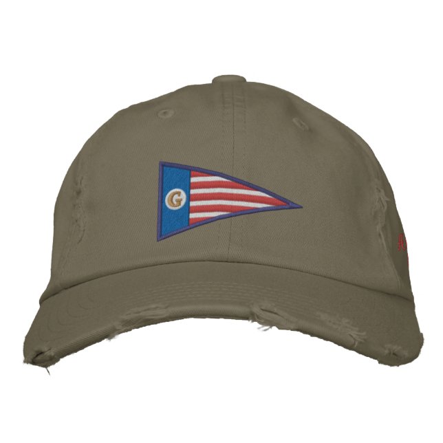 GEUEE Flag Series: Amerika Broderad Keps (Framsida)
