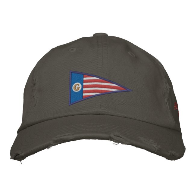 GEUEE Flag Series: Amerika Broderad Keps (Framsida)